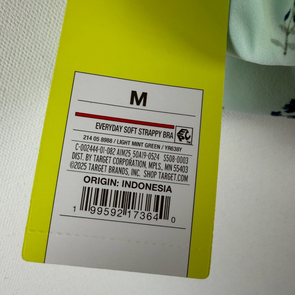 All In Motion Women Everyday Soft Light Support Bra - Light Mint Green All Sizes - Picture 11 of 16